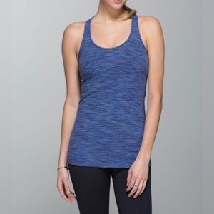 Lululemon Cool Racerback tank Wee Are From Space Cadet Blue